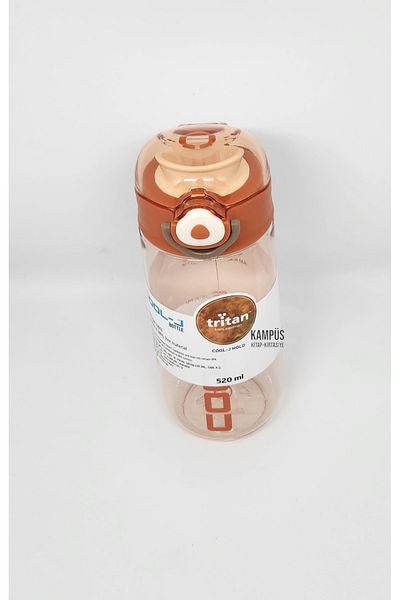 Gıpta قارورة Cool-J Hold بسعة 520 مل باللون البني مع قفل تريتان K7553