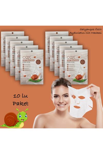 xolo 10 Adet Salyangoz Maskesi Aydınlatıcı Hidrasyon Centella Asiatica Snail ...