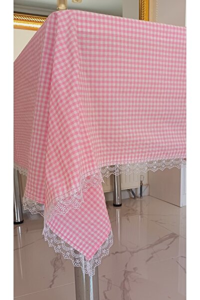 Marin Tasarım Evi Küçük Kare Desen Pötikareli Masa Örtüsü, Sofra Bezi, Piknik...