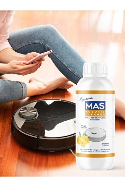 Mas Robot Süpürge Deterjanı Solüsyonu Nergis Kokulu 500 Ml X 2 Adet