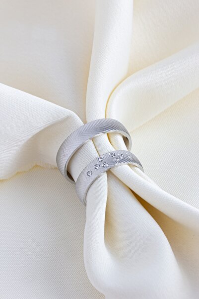 Lieza 5 mm 925 Ayar Gümüş Alyans