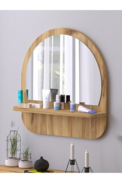 nysamo Raflı Oval 58 cm Koridor Dresuar Konsol Duvar Salon Banyo Ofis Çocuk Y...
