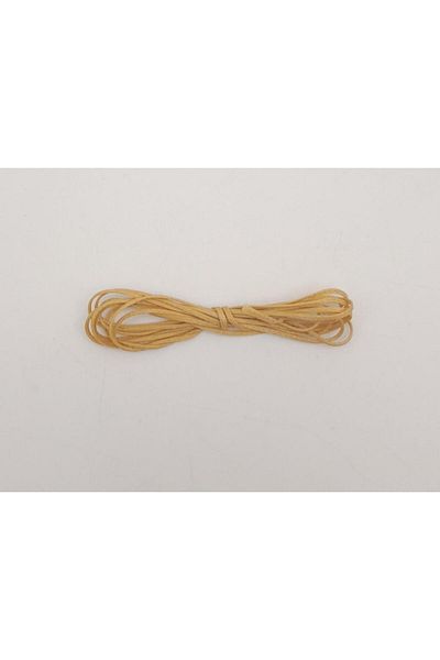 angel çanta aksesuar Angel Bag Accessory Mustard Yellow Waxed Leather Strut String 1 Meter