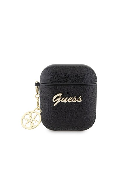 Guess Uyumlu Kılıf GUESS Glitter 4G Charm Exclusive Tasarım