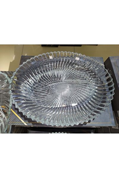 KAVEH Cam Kayık Tabak Santa PL1185