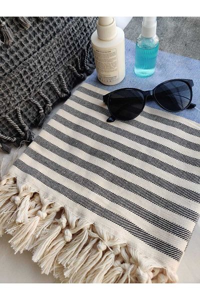 Z&N STYLE Πετσέτα μπάνιου 100% βαμβακερή, Peshtemal, Τουρκικό Μπάνιο, Πετσέτα θαλάσσης (100cm x 180cm)