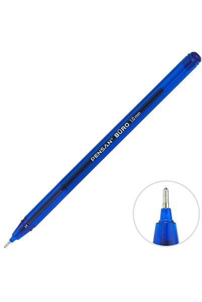 Pensan 2270 Tükenmez Kalem Büro (4 Adet Mavi / 4 Adet Kırmızı)
