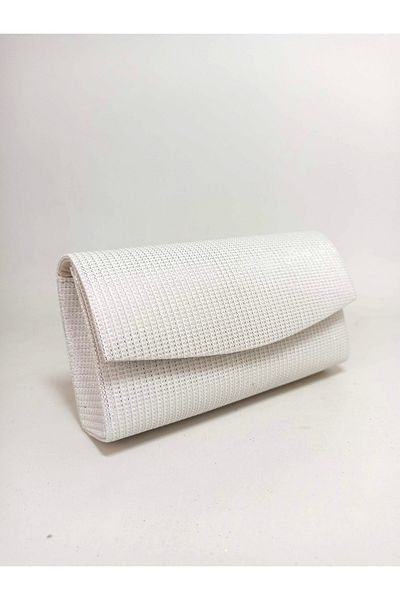 dizaynbag Γυναικεία μίνι βραδινή τσάντα με ασημί χάντρες