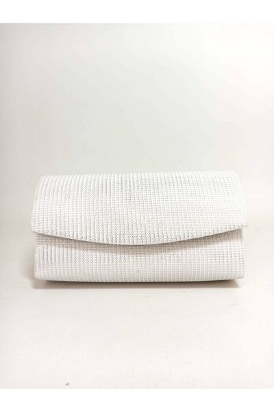 dizaynbag Γυναικεία μίνι βραδινή τσάντα με ασημί χάντρες