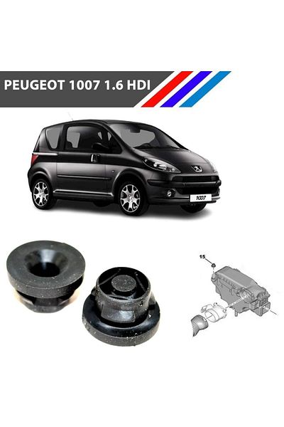 MEPARTS OtoMEPARTS بيجو 107 1.6 HDI صندوق فلتر الهواء المطاطي 2 قطعة بدلة 1422A3
