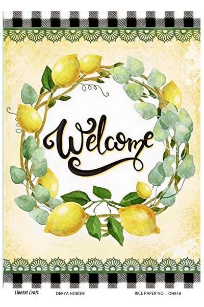 LİNEART Pirinç Dekopaj Kağıdı No:DHE16- 29X42cm