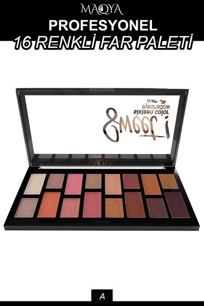 MAQYA Cosmetics Sweet 18'li Far Paleti / Sweet 18 Eyeshadow Palette
