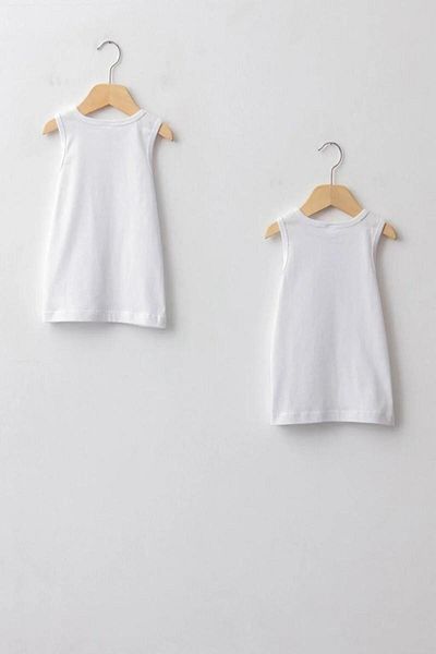 LC Waikiki Crew Neck Basic Baby Boy Undershirt 2-Piece (W1)