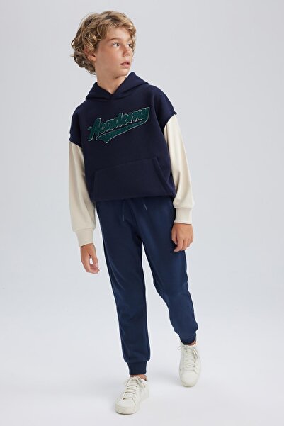 DeFacto Boy's Navy Blue School Sweatpants K8852A623Au