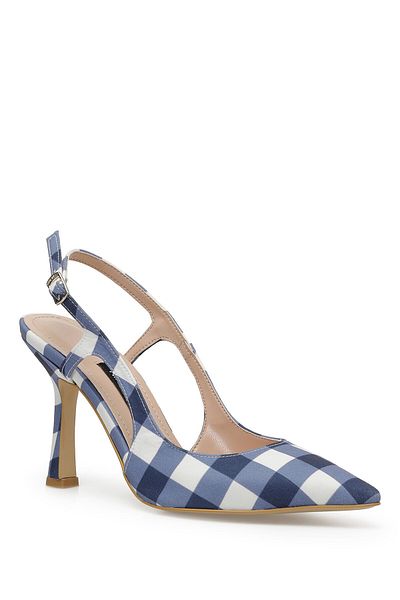 Nine West Nati 3Fx Navy Blue Women's Heeled Shoes