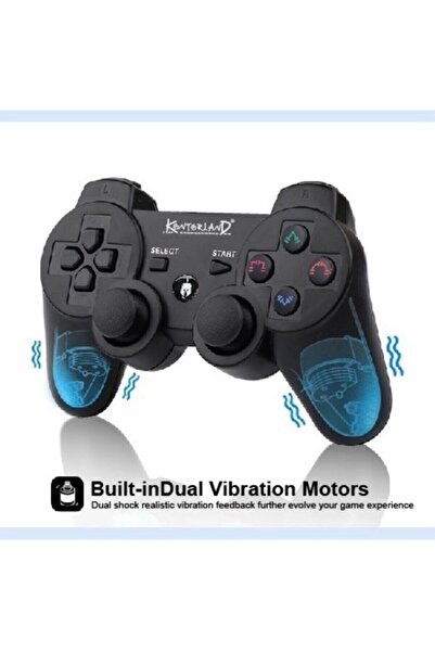 Kontorland Ps3022 Kablosuz Şarjlı Ps3, Pc Uyumlu Gamepad Oyun Kolu