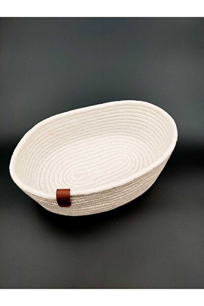 REYGON TEKSTİL HASIR OVAL JÜT , EL DOKUMA SEPET BANYO VE MUTFAK ORGANİZERİ S7