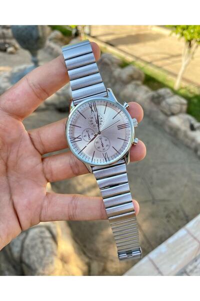 ÇENÇEN Siyah Çelik Analog Sevgili Çift Kol Saati