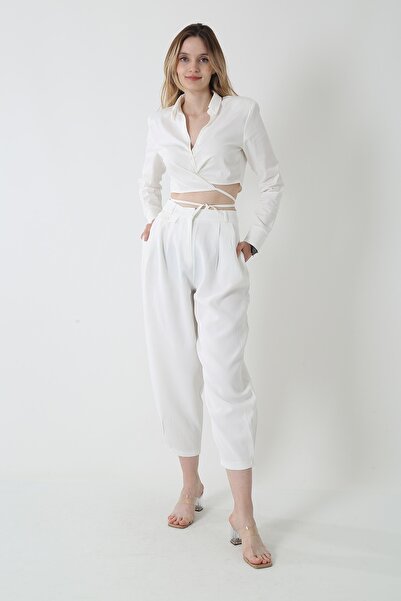 Genel Markalar New Mission Baggy Paçası Düğmeli Kadın Pantolon