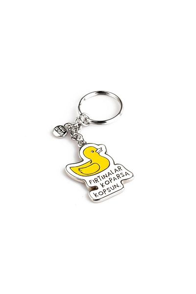 KESKİN COLOR Sharp Color Feeling Things If Storms Break Through You Can Shake It Keychain