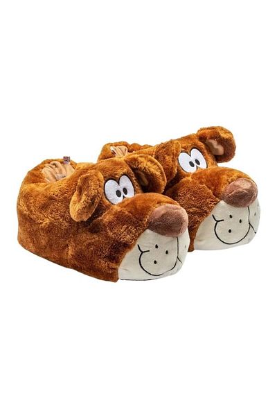 Twigy AA0622 Ανδρικές παντόφλες Tw Fibert Brown Animal Figure