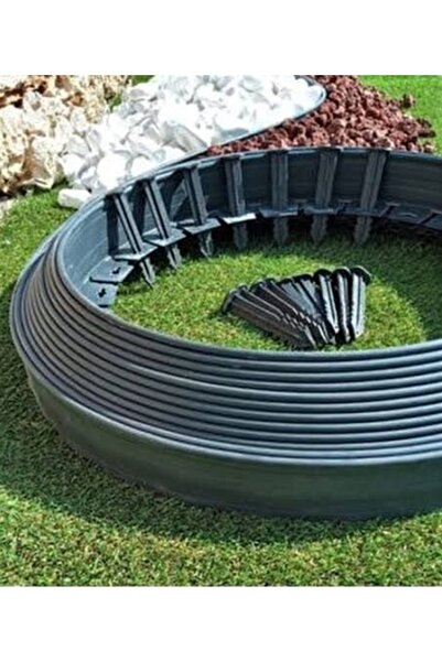 GÜLCEM BAHÇE Çim Ayırıcı 25 M (Yeşil-Siyah)Çim,Taş,Toprak Ayıracı Çim Ayracı ...