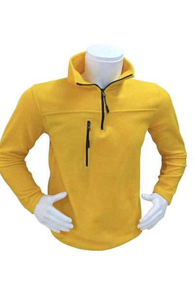 parypary Ανδρικό φούτερ Fleece - Μισό φερμουάρ, Τσέπη, 280γρ