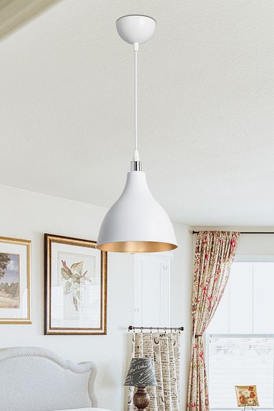 AG LightDesign White Pendant Chandelier Living Room Kitchen Hallway Bedroom Lamp