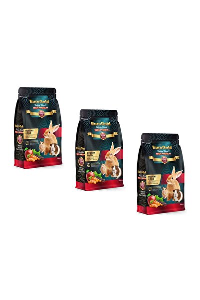 EuroGold Deluxe Kemirgen Yemi 1000gr 3 Adet