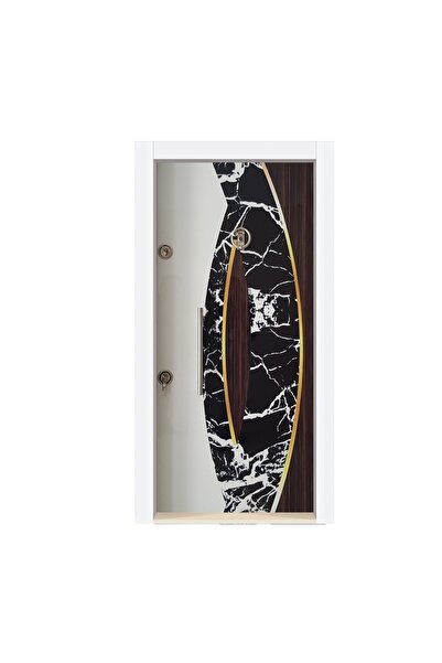 tezwood Tez1256 Ultralam Düz Model Çelik Kapı Gizli Ayarlı Tırnaklı Sistem