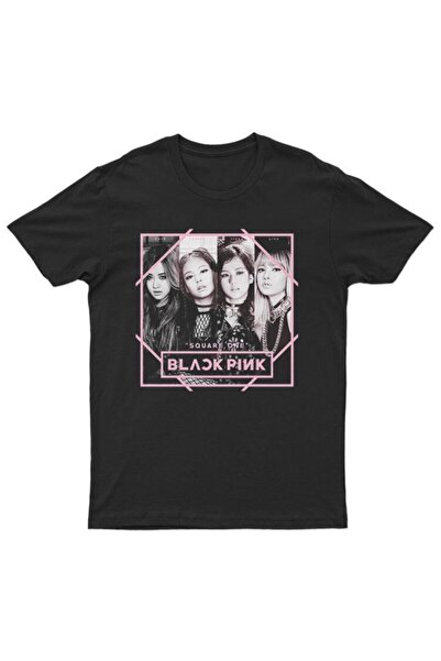 ButaDigi Μαύρο ροζ Unisex T-shirt Bet2333