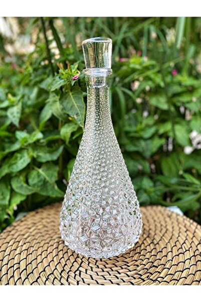 Jenisa Cam El Yapımı Aden Model Karaf Şişe