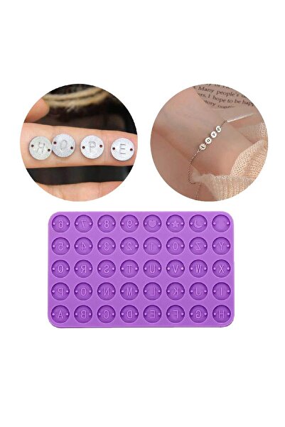 TT Tahtakale Toptancıları Silikon Epoksi Bileklik Kolye Tespih Harf Pulu Kalıbı