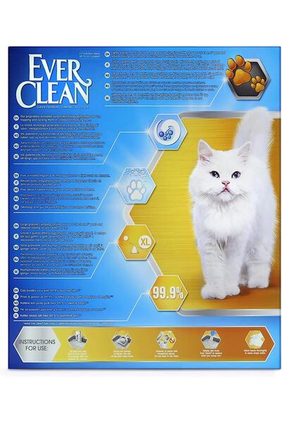 Ever Clean Litterfree Paws Patilere Yapışmayan Topaklanan Kedi Kumu 6 Lt