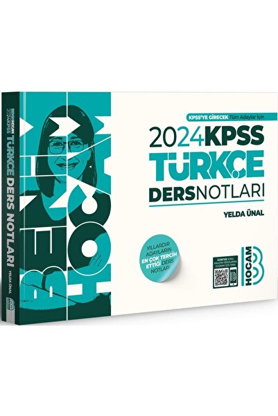 Benim Hocam Yayınları Benim Hocam 2024 KPSS Türkçe Ders Notları