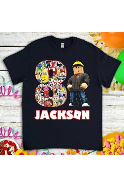 Daxia Tricou personalizat Roblox Birthday Boy