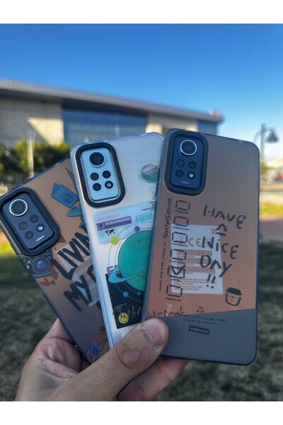 m.tk moveteck حافظة متوافقة مع هاتف Xiaomi Redmi Note 11 Pro و12 Pro، نمط نصي، ظهر غير لامع، غير متجمد، لا يترك أي بصمات أصابع