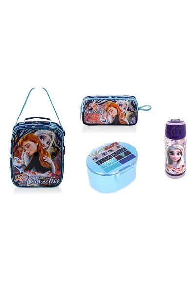 Frozen 4 Piece Lunch Bag Set