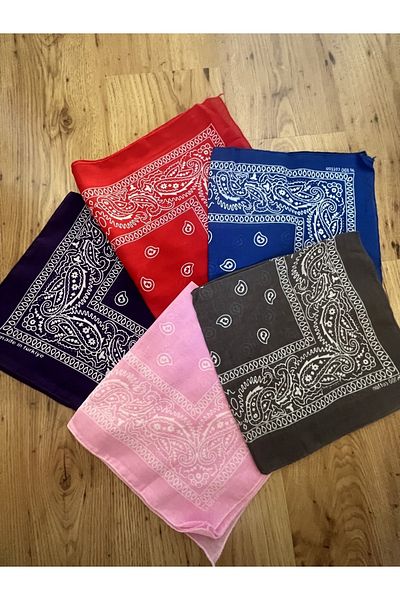 Gülerbandana by yunus güler Ethnic Pattern Bandana Set of 5 Unisex