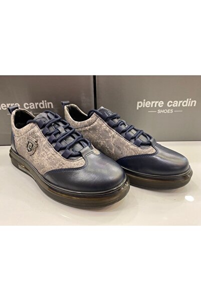 Pierre Cardin 10202 тъмносини ултра леки ежедневни мъжки обувки от лачена кожа