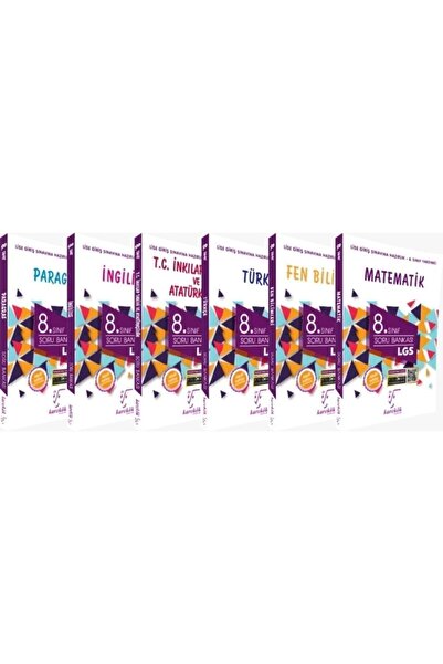 Karekök Yayınları 8.sınıf Soru Bankası Lgs Seti 6 Kitap