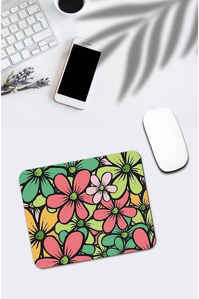 HobiShop Mouse Pad cu modele florale colorate