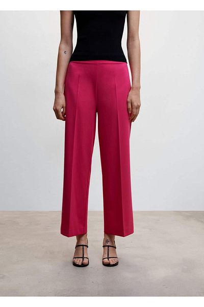MANGO Woman Παντελόνι Culotte σε ίσια κοπή