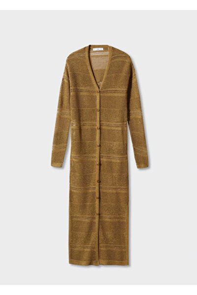 MANGO Woman Yanları Yırtmaçlı Hırka
