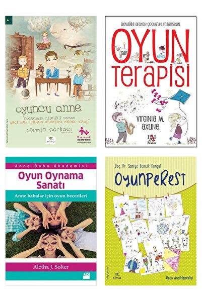 Doğan Kitap Oyuncu Anne + Oyun Terapisi + Oyunperest Saniye Bencik Kangal + Oyun Oynama Sanatı Aletha J. Solter