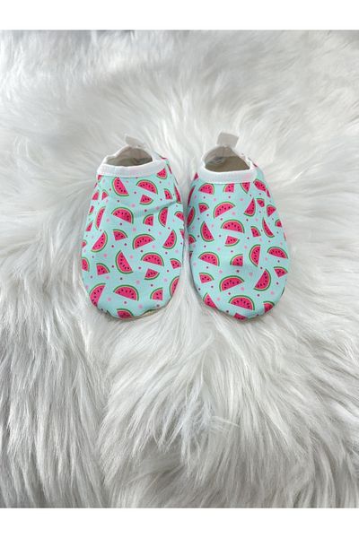 babelia Pantofi de mare anti-alunecare cu model pepene verde