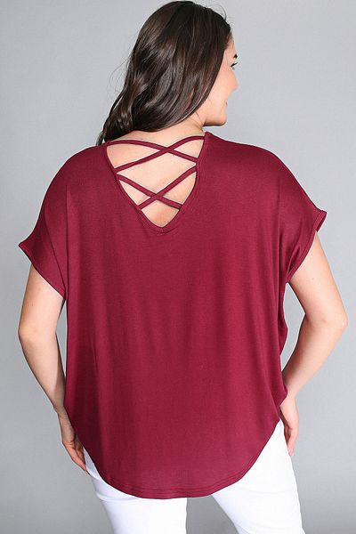 Moda Cazibe بلوزة حمراء نسائية M9169