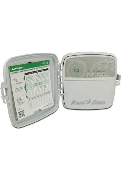 MGF PLAST Rain Bird Rc2 Wifi Dahil Sulama Kontrol Ünitesi 24V - 8 Istasyonlu Sulama Saati Dış Mekan Korumalı