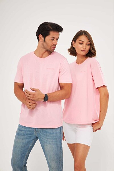 Pembe Nakışlı 2'li T-shirt