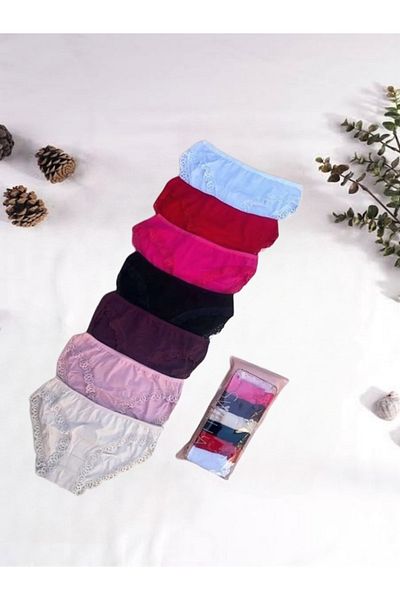 Myquality MYQUALITY 7 BUC. DANTELĂ MULTICOLORĂ LENJĂ DE LENJĂ DE DAMĂ 7 BUC. SET MARO